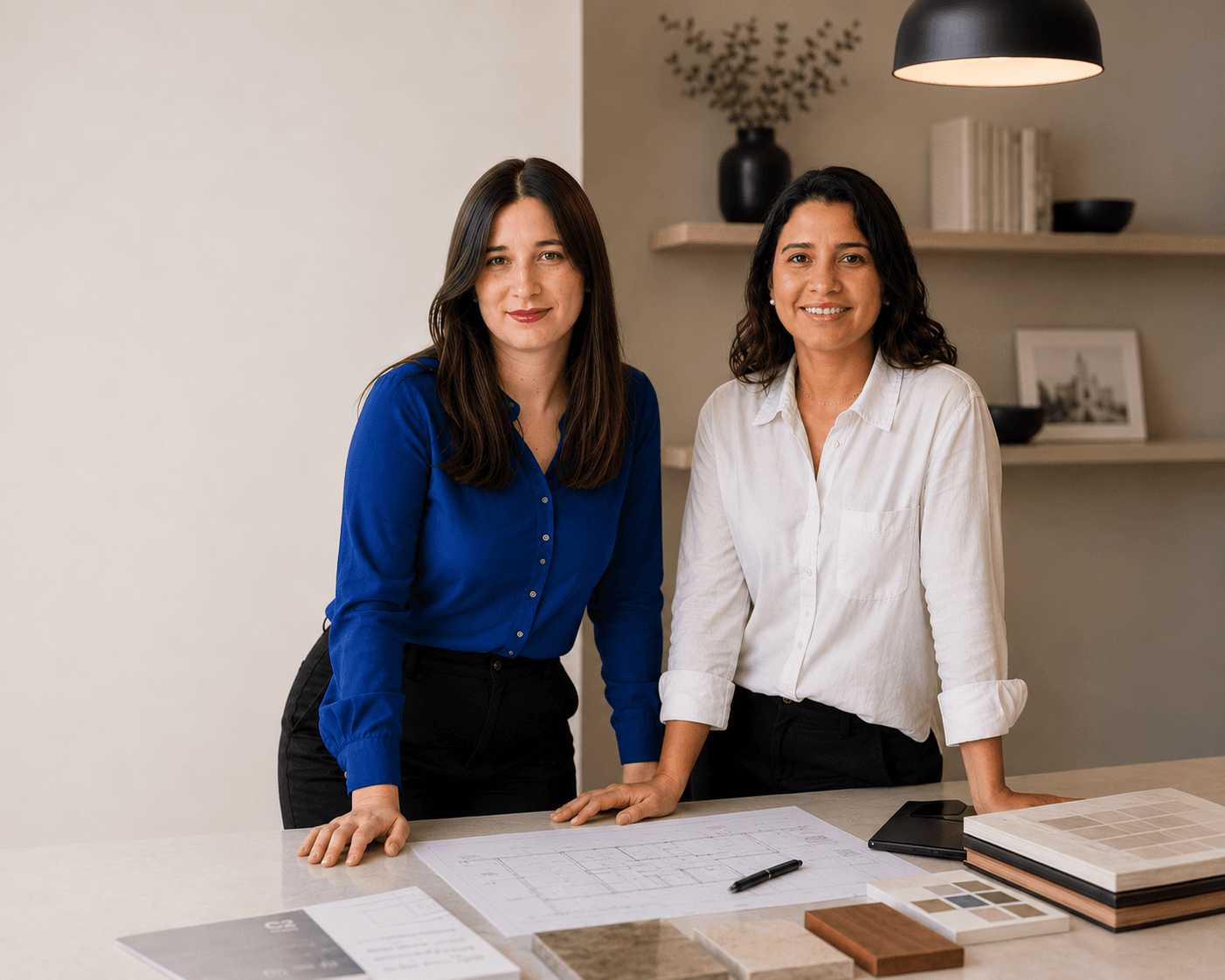 Cristina y Carmen, arquitectas de C2 Arquitectura